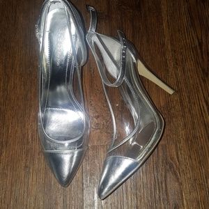 Silver heels